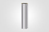 100mm Solinox Straight 1000mm pipe featuring a sleek, polished stainless steel finish, designed for durability and optimal performance in various applications.