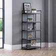 Staten Tall Concrete Bookcase - Grey - STA103
