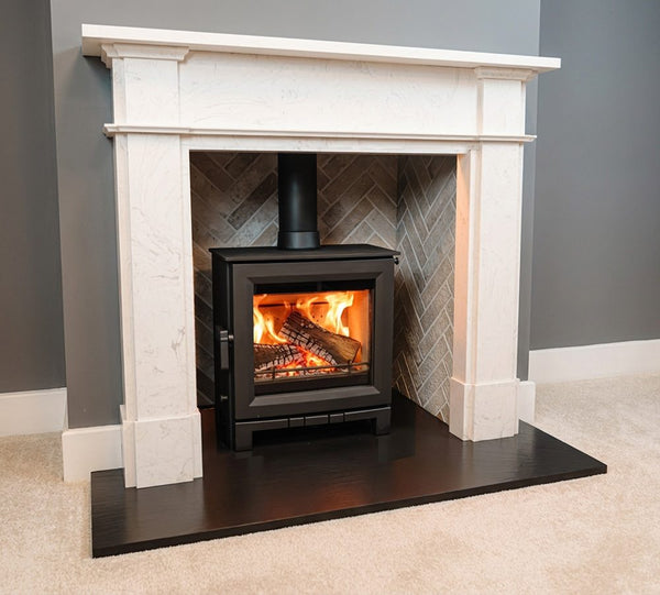 Mourne Summit 8 Stove with large viewing window and cast iron door | Home Centre Direct UK
