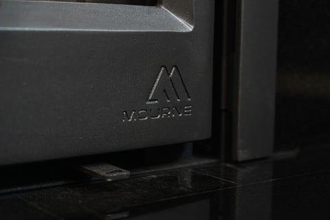 Mourne Summit Inset 400 stove showing integrated air controls and sleek design
