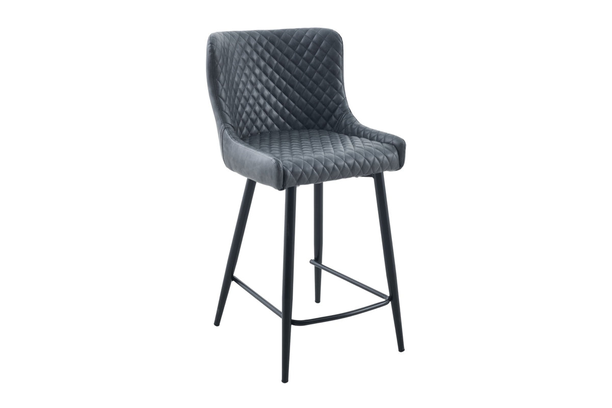 Talia Counter Stool Charcoal PU