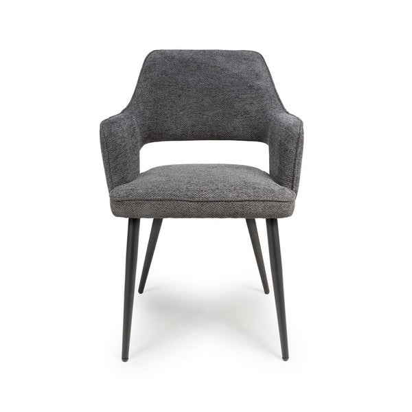 Ted Chair - Dark Grey (Sold in 2's) - Main Image
