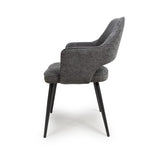 Ted Chair - Dark Grey (Sold in 2's) - Image 3