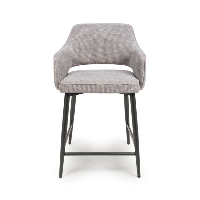 Ted Counter Chair - Pewter (Sold in 2's) - Main Image
