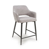 Ted Counter Chair - Pewter (Sold in 2's) - Image 2
