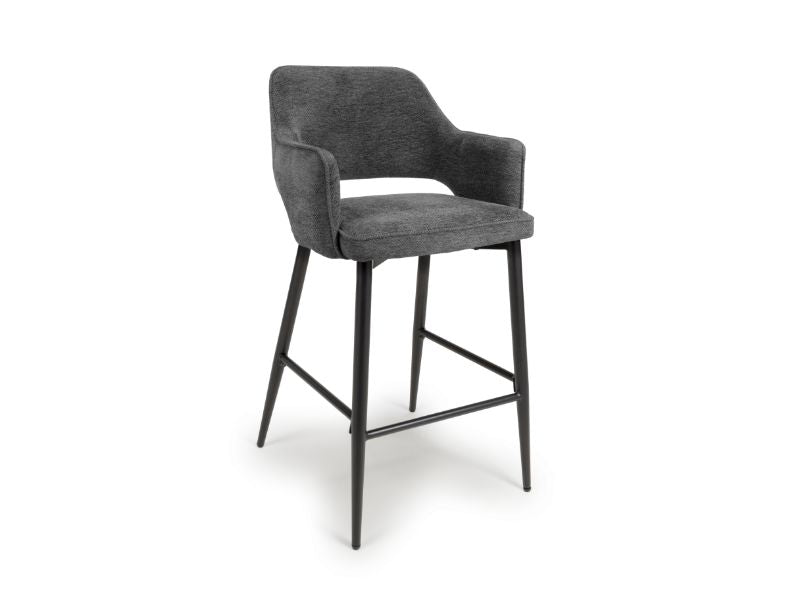 Ted Bar Chair - Dark Grey (Sold in 2's) - Image 2