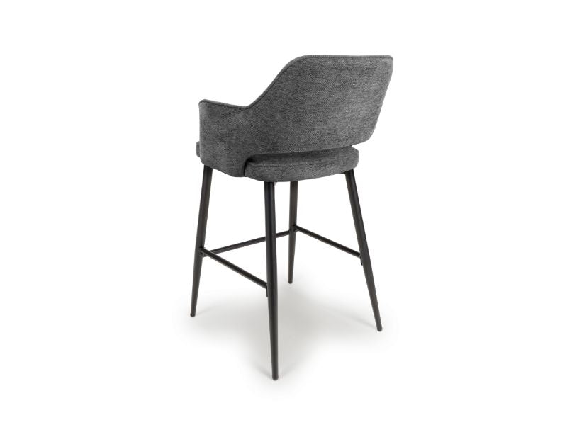Ted Bar Chair - Dark Grey (Sold in 2's) - Image 4