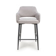 Ted Bar Chair - Pewter (Sold in 2's) - Main Image