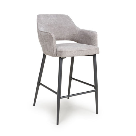 Ted Bar Chair - Pewter (Sold in 2's) - Image 2