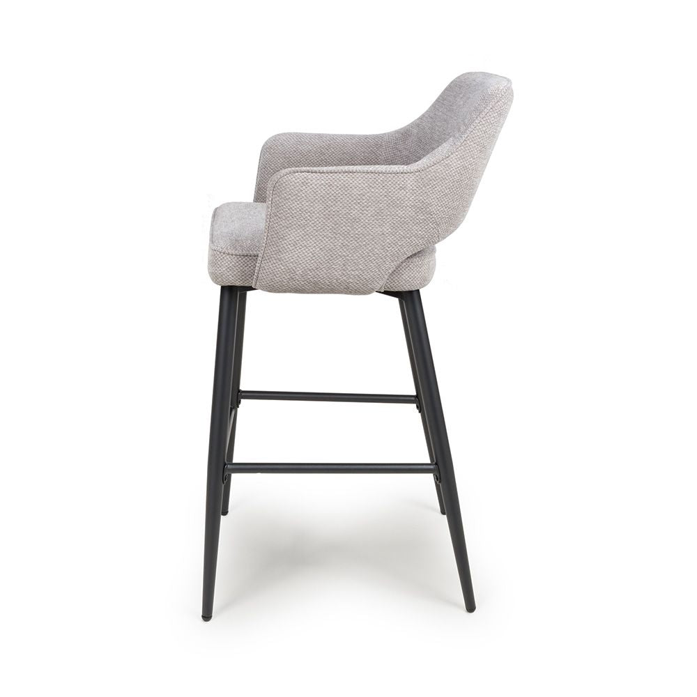 Ted Bar Chair - Pewter (Sold in 2's) - Image 3