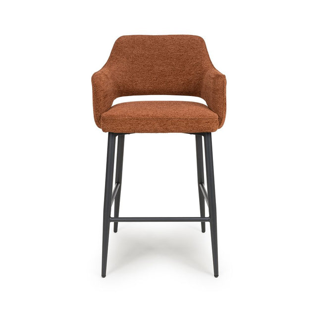 Ted Counter Chair - Rust (Sold in 2's) - Main Image