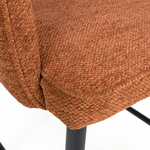 Ted Bar Chair - Rust (Sold in 2's) - Image 6