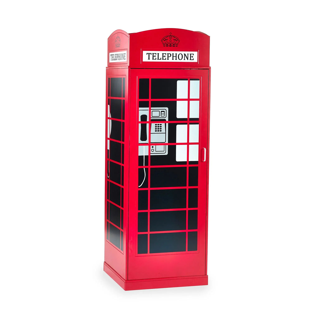 Telephone Box Wardrobe - Red - TEL001