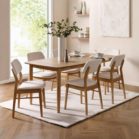 Theia Extending Dining Table - Brown - THE001