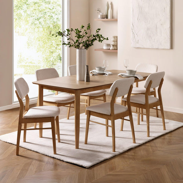 Set of 2 Theia Dining Chairs - White - THE102