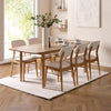 Set of 2 Theia Dining Chairs - White - THE102