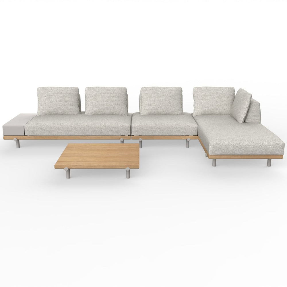 Image of TILT Modular Lounging Sofa Set with Coffee Table