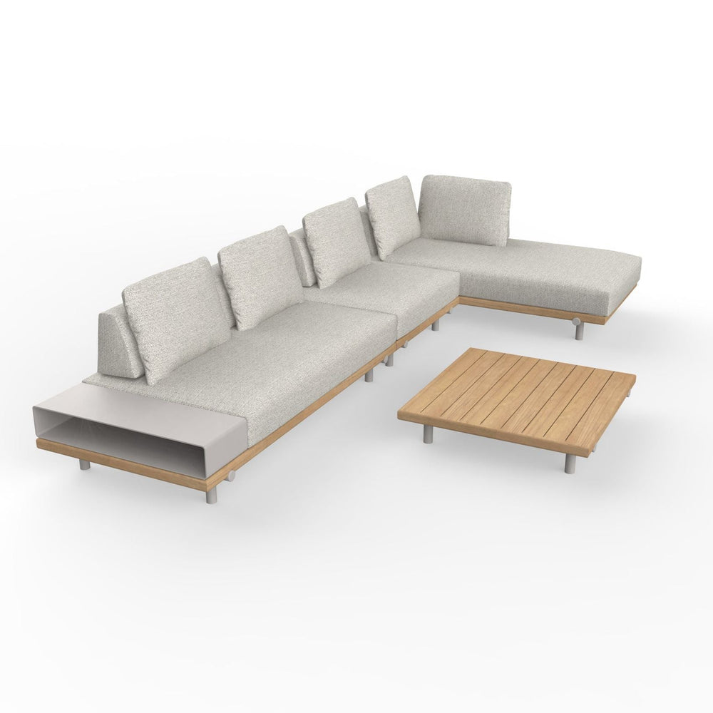 Image of TILT Modular Lounging Sofa Set with Coffee Table