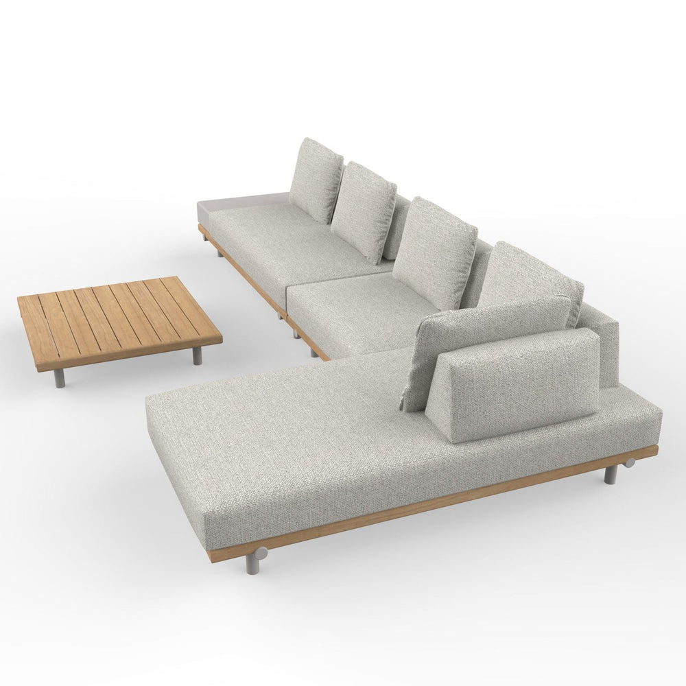 Image of TILT Modular Lounging Sofa Set with Coffee Table