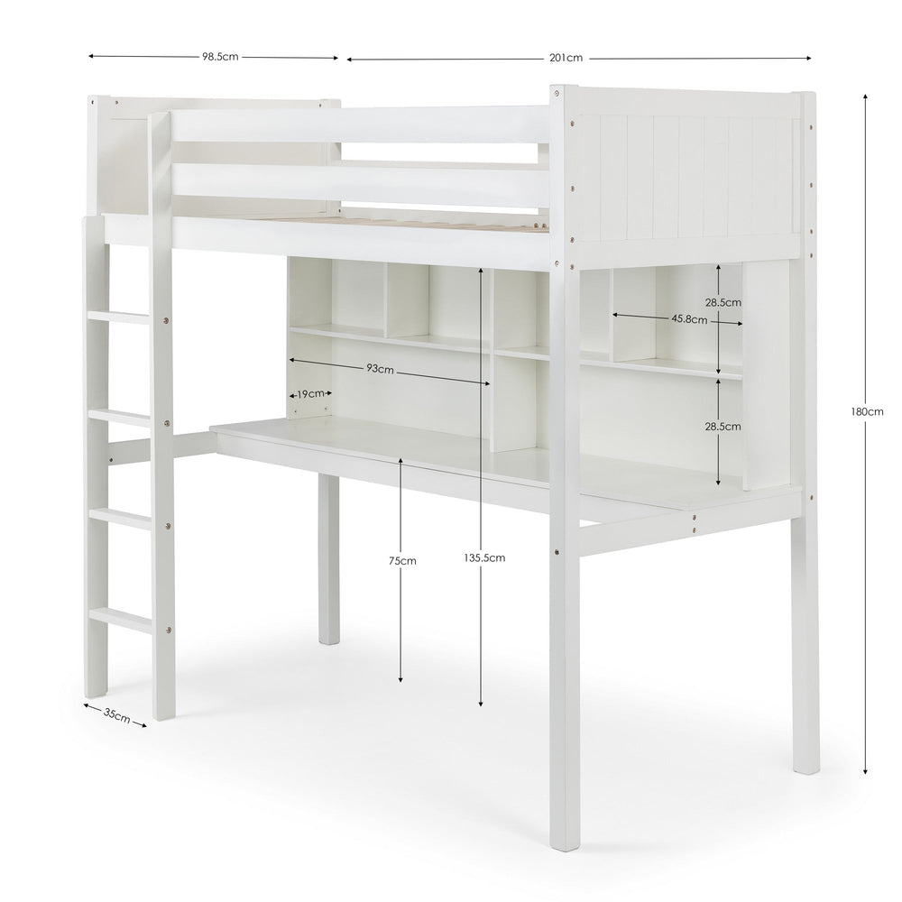 Titan Highsleeper - White - TIT001