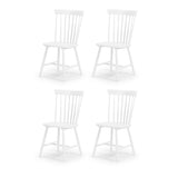 Torino Dining Chair (Set of 4) - Black - TOR010