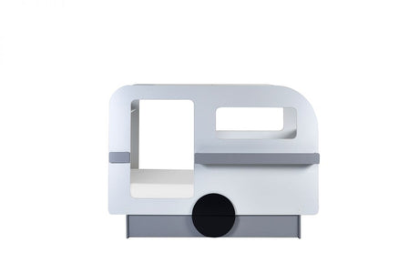 Tourer Caravan Bed - Vapor Grey And White