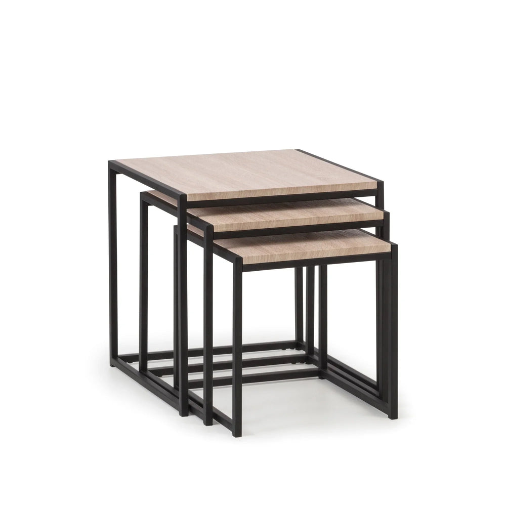 Tribeca Nest Of 3 Tables - White - TRI503