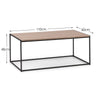 Tribeca Coffee Table - Light Brown - TRI202