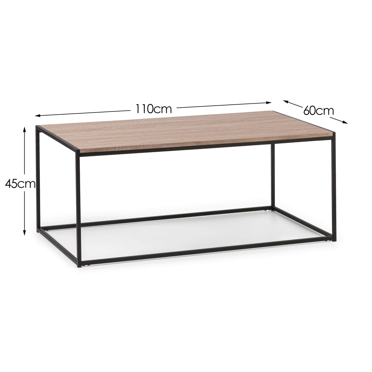 Tribeca Coffee Table - Light Brown - TRI202