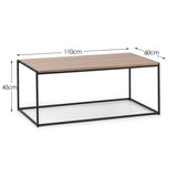 Tribeca Coffee Table - Light Brown - TRI202
