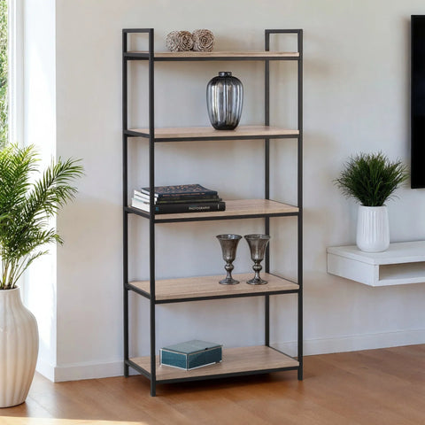 Tribeca Tall Bookcase - Dark Brown - TRI505