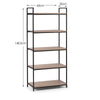 Tribeca Tall Bookcase - Dark Brown - TRI505