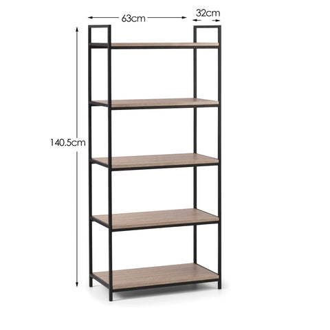 Tribeca Tall Bookcase - Dark Brown - TRI505