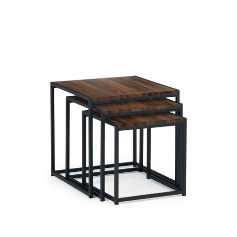 Tribeca Nest Of 3 Tables - Dark Brown - TRI501