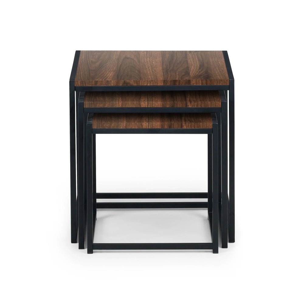 Tribeca Nest Of 3 Tables - Dark Brown - TRI501