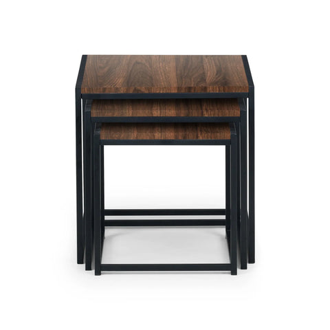 Tribeca Nest Of 3 Tables - Dark Brown - TRI501