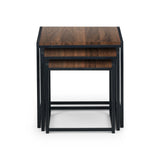 Tribeca Nest Of 3 Tables - Dark Brown - TRI501