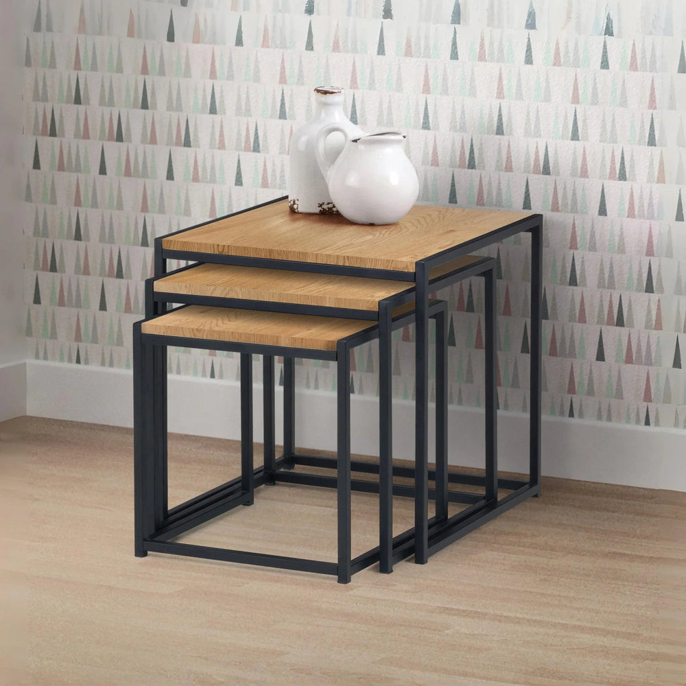 Tribeca Nest Of 3 Tables - Dark Brown - TRI501