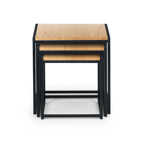 Tribeca Nest Of 3 Tables - Dark Brown - TRI501