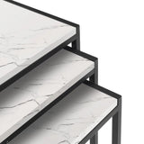 Tribeca Nest Of 3 Tables - Dark Brown - TRI501