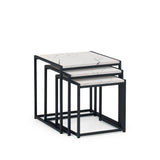 Tribeca Nest Of 3 Tables - Dark Brown - TRI501