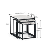 Tribeca Nest Of 3 Tables - Dark Brown - TRI501