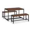 Tribeca Dining Table - Light Brown - TRI206