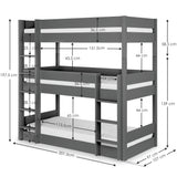 Trio Bunk - Grey - TRI601