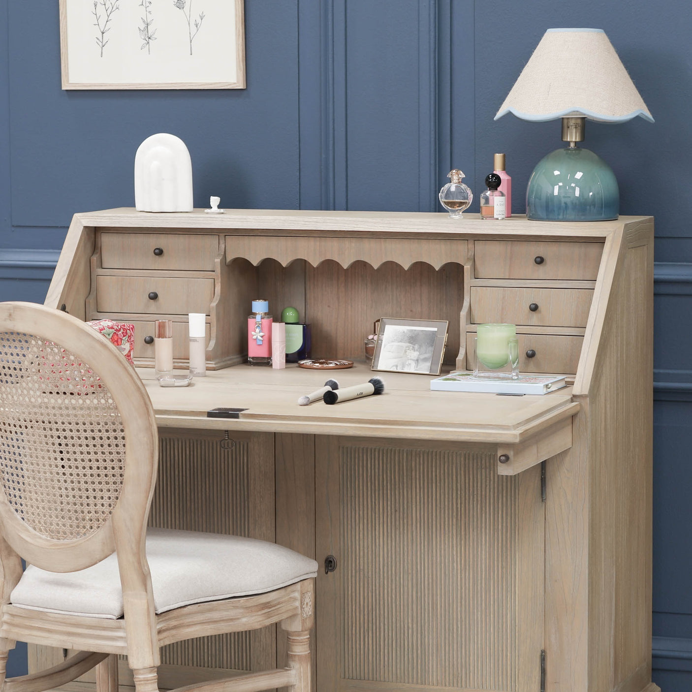 Rustic Wooden Bureau Desk