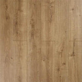 Tawny oak wood flooring with natural grain, warm tone planks in close-up view