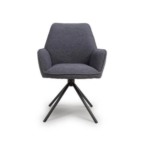 Uno Chair - Grey Boucle (Only sold in 2's) - Main Image