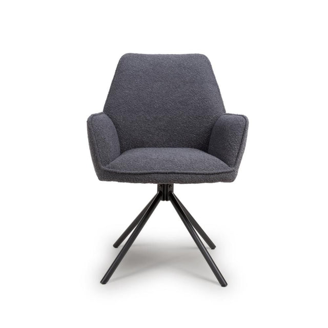 Uno Chair - Grey Boucle (Only sold in 2's) - Main Image
