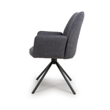 Uno Chair - Grey Boucle (Only sold in 2's) - Image 3