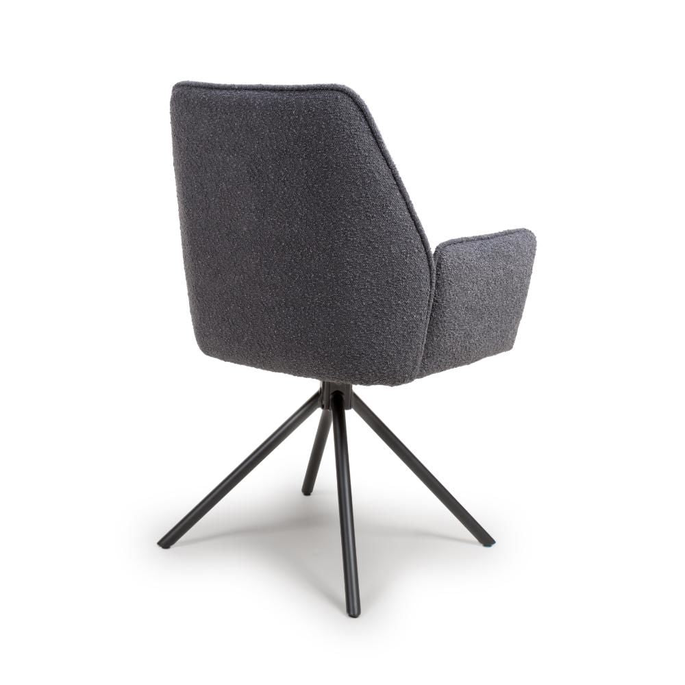 Uno Chair - Grey Boucle (Only sold in 2's) - Image 5